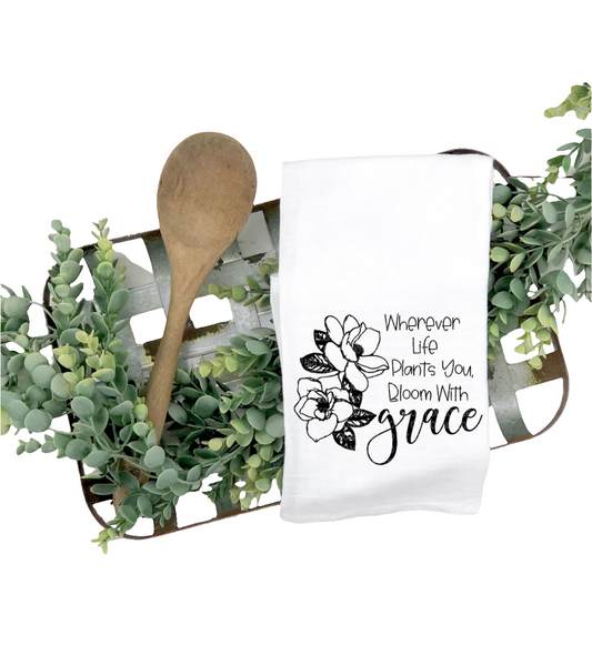 Bloom With Grace - Towel