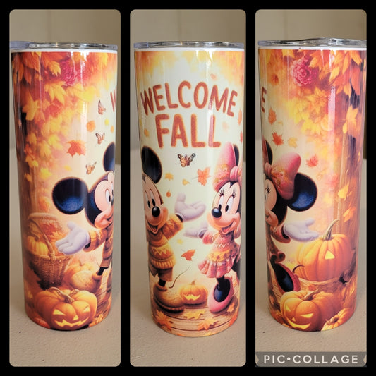Hello Fall Mouse Tumbler