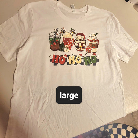 Ho Ho Ho Tshirt - L