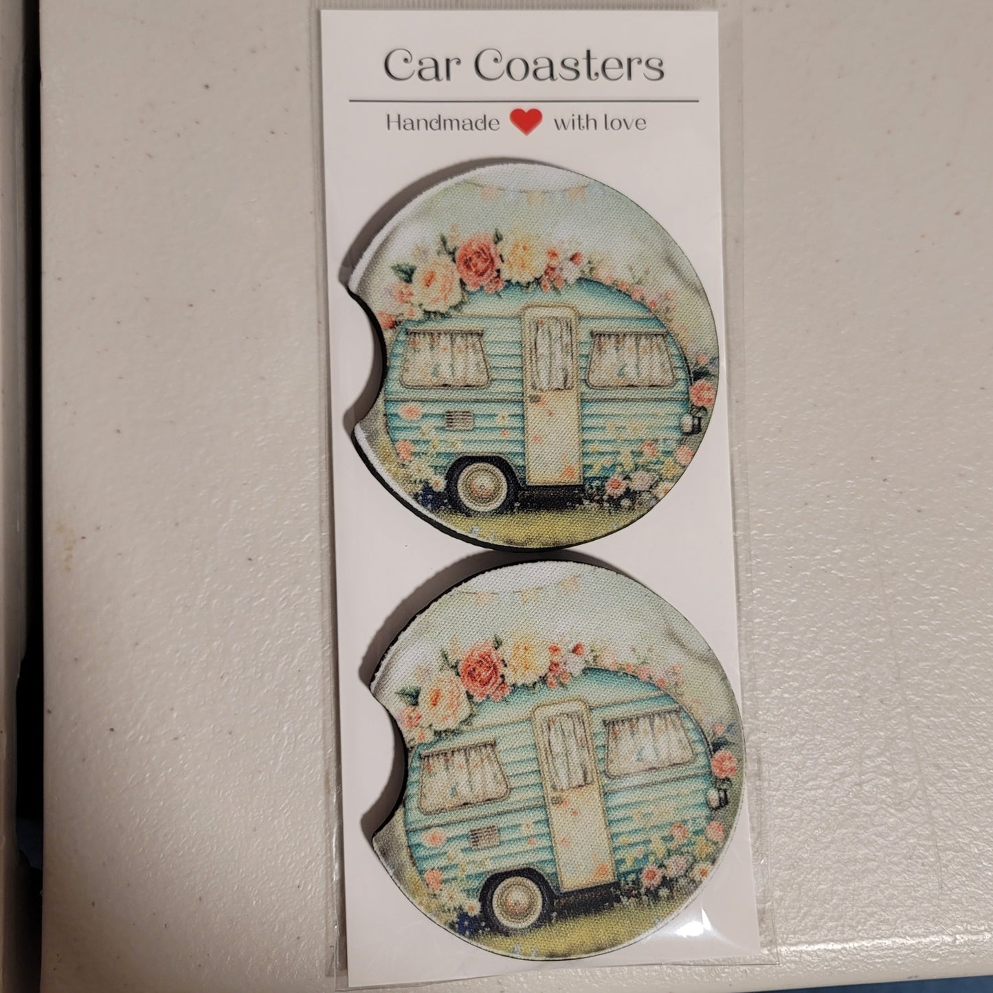 Vintage Trailer Car Coasters