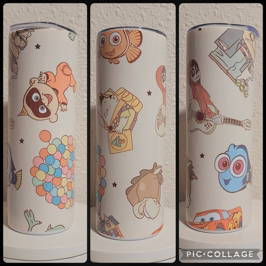 Pixar Characters Tumbler
