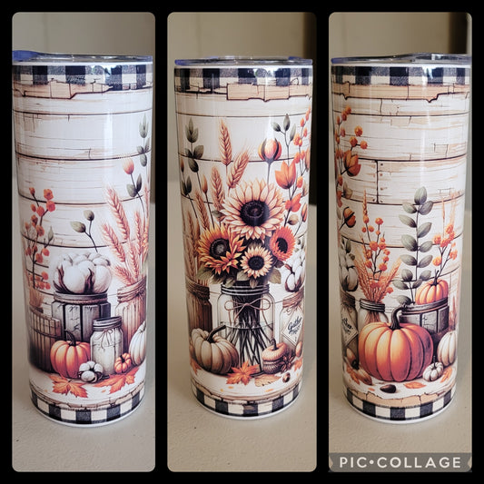 Rustic Fall Tumbler