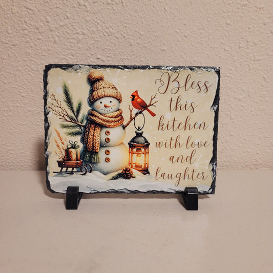 Winter Snowman - Stone