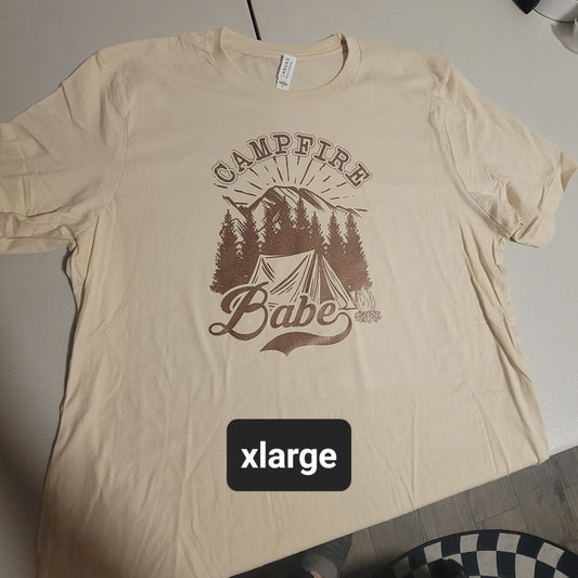 Campfire Babe Tshirt - XL