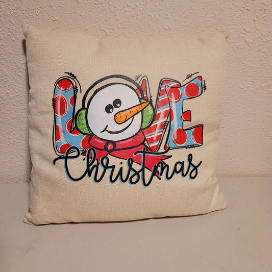 Love Christmas Pillow