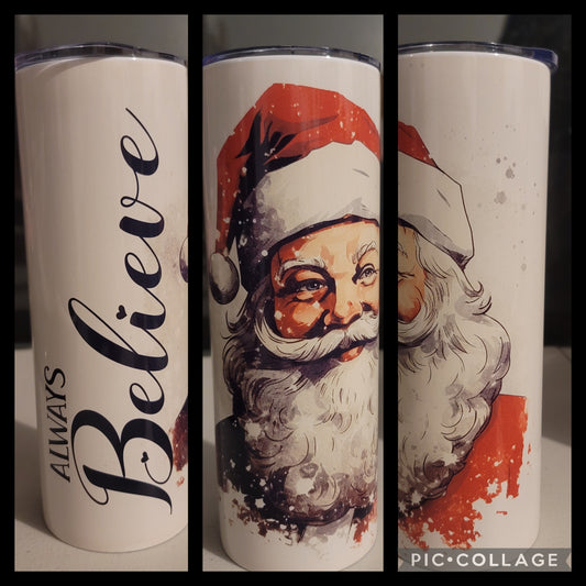 Believe Santa Tumbler