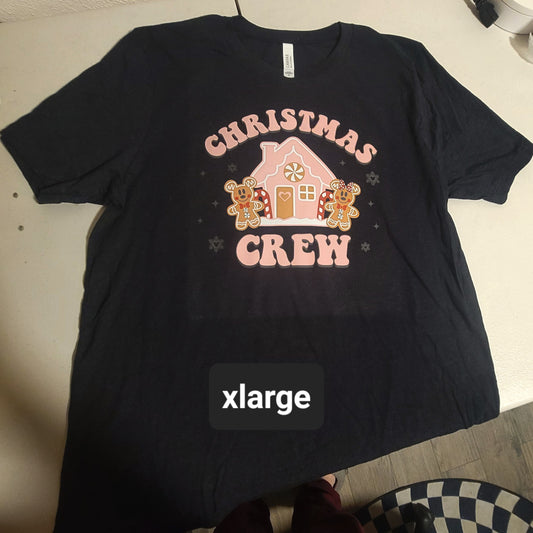 Christmas Crew Tshirt - XL
