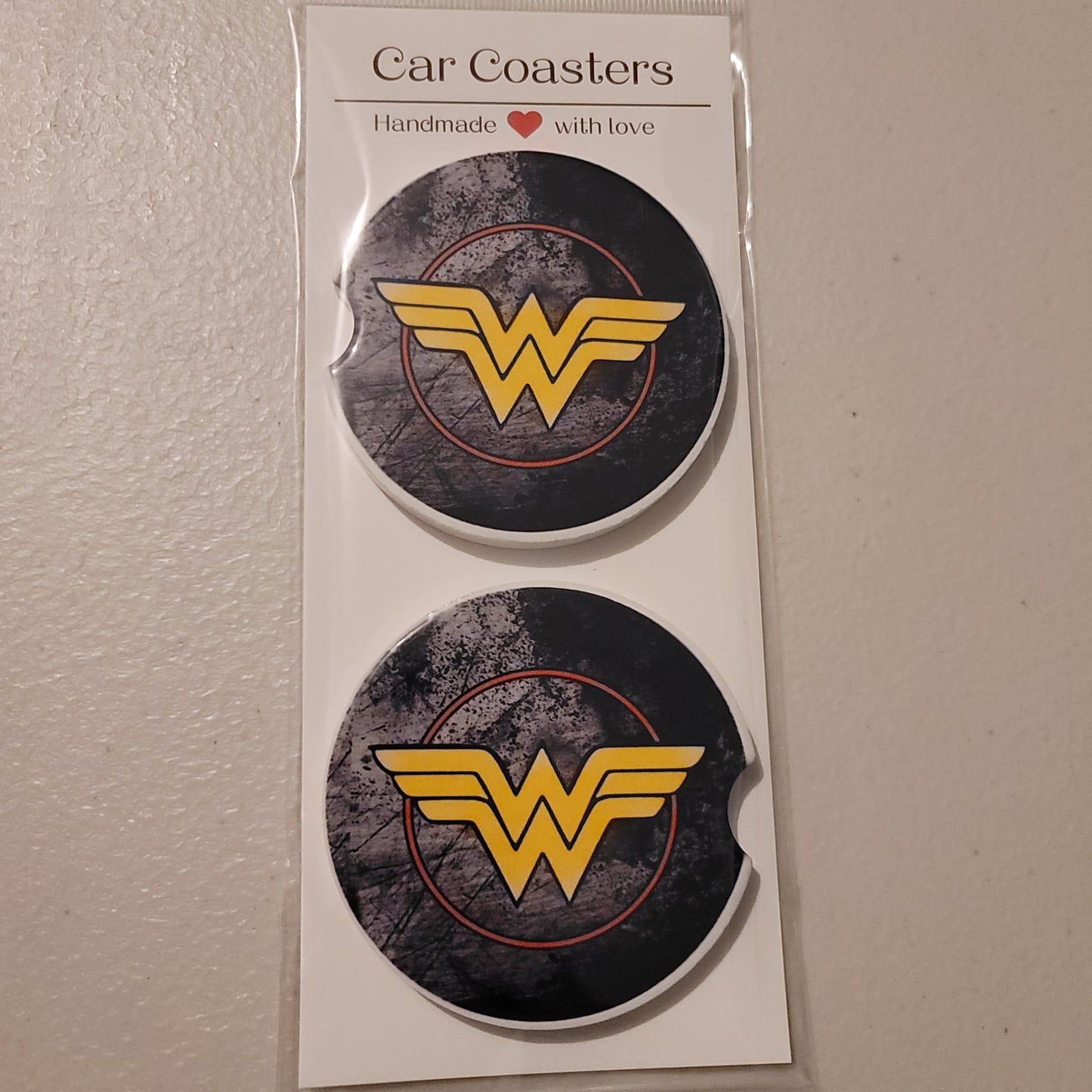 Wonder Woman Car Coasters