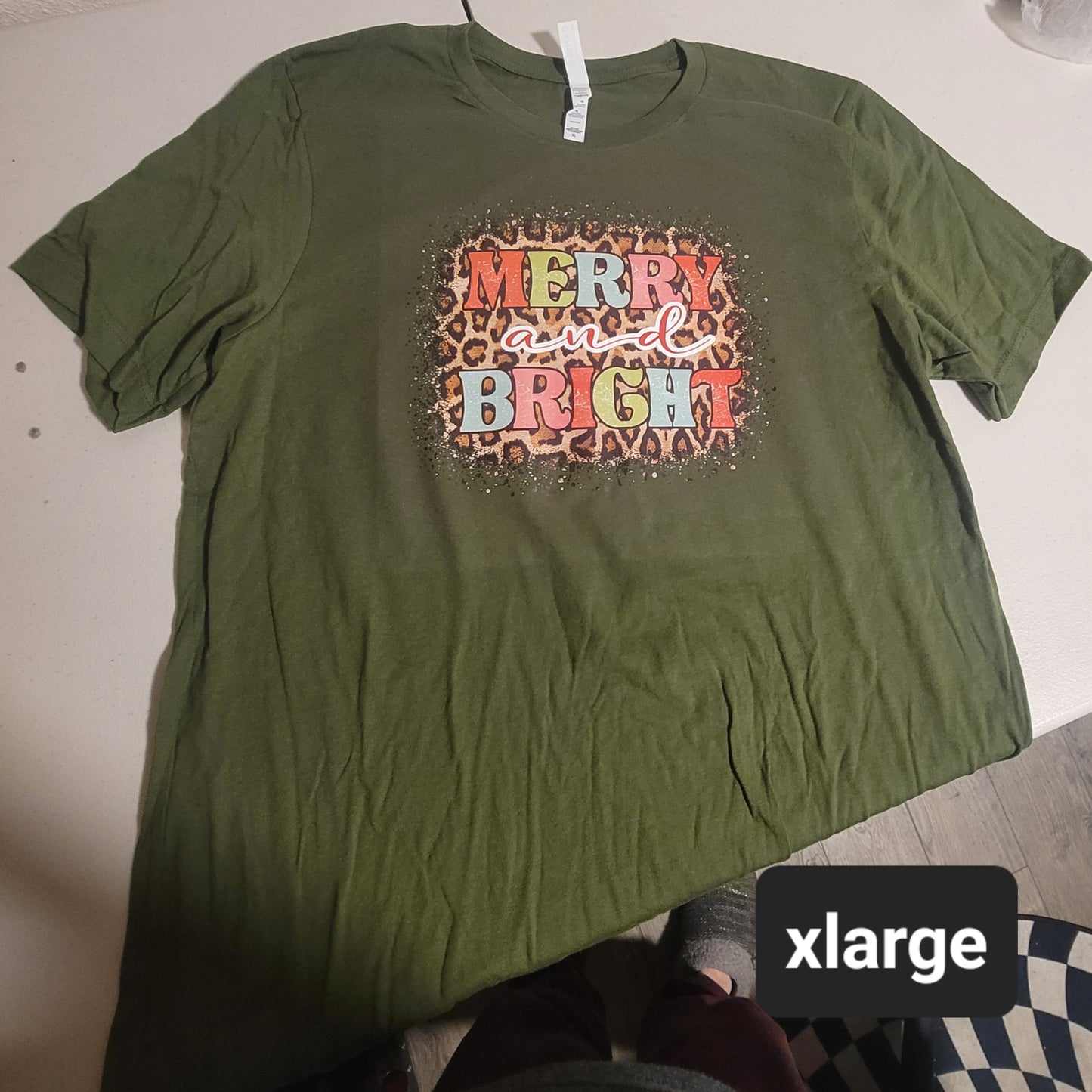 Merry & Bright Tshirt - XL
