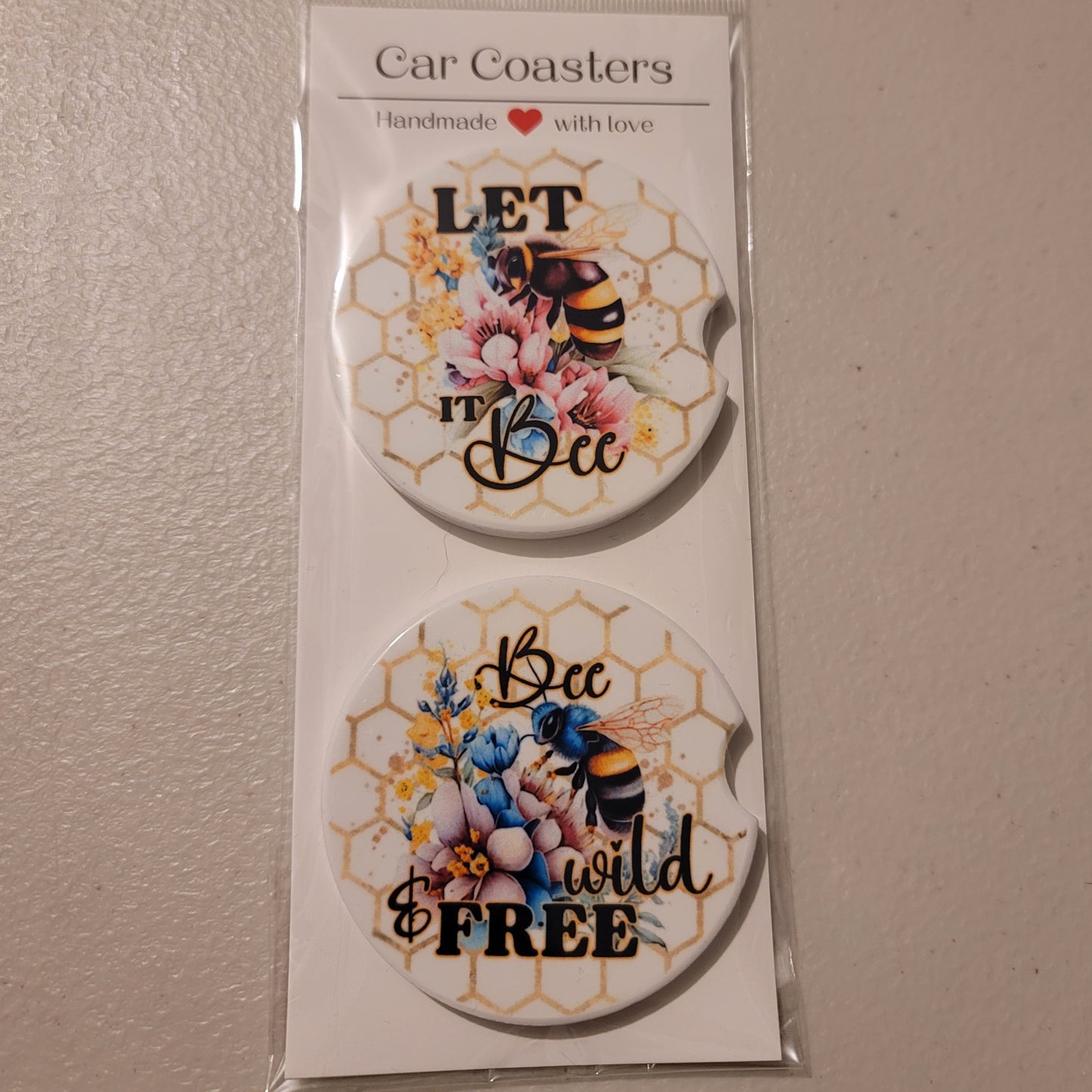 Let It Be Car Coasters