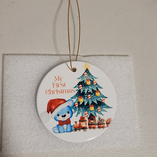 My First Christmas Ornament - Blue