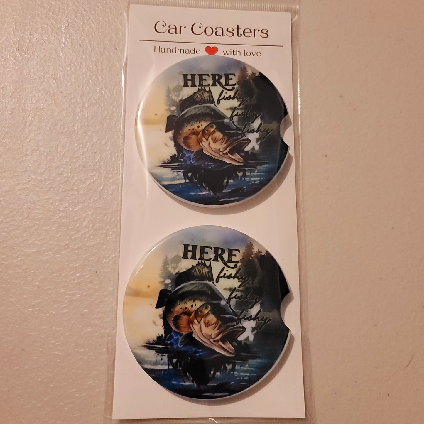 Fishy Fishy Fishy Car Coasters