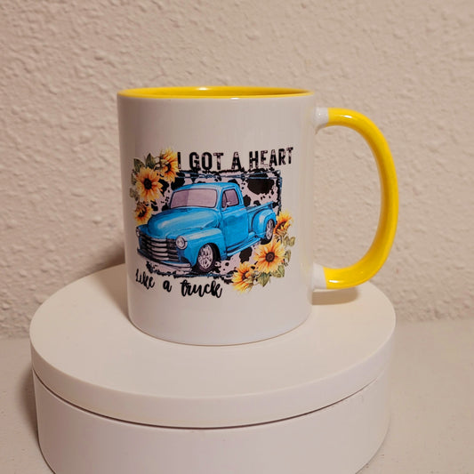 Heart Like A Truck Mug