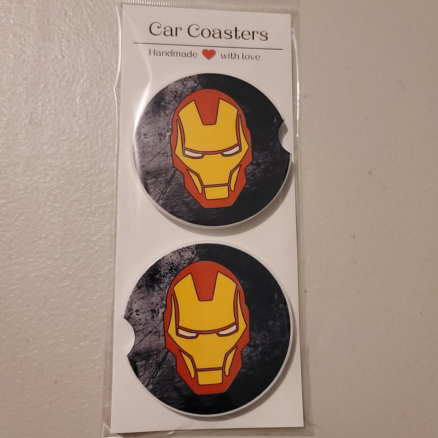 Iron Man Car Coasters