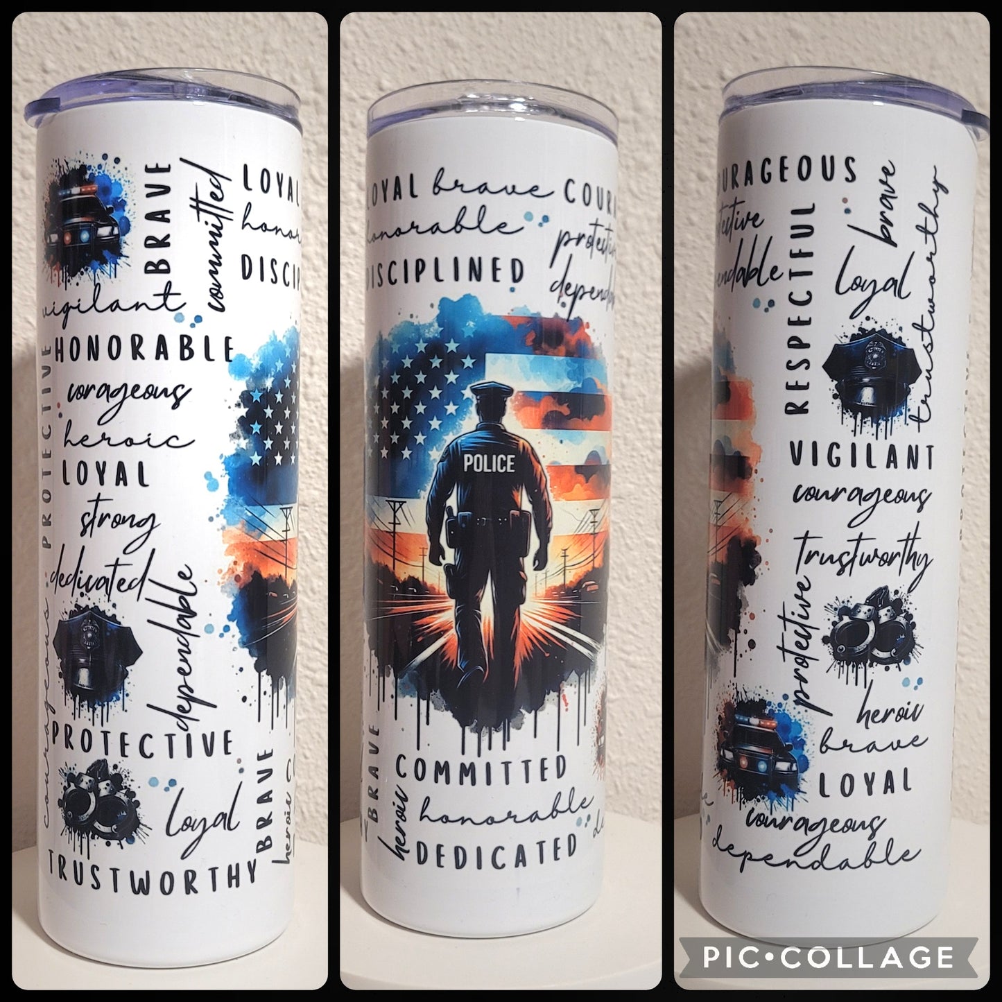 Support Police Tumbler