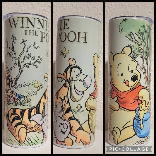 Pooh Characters Tumbler