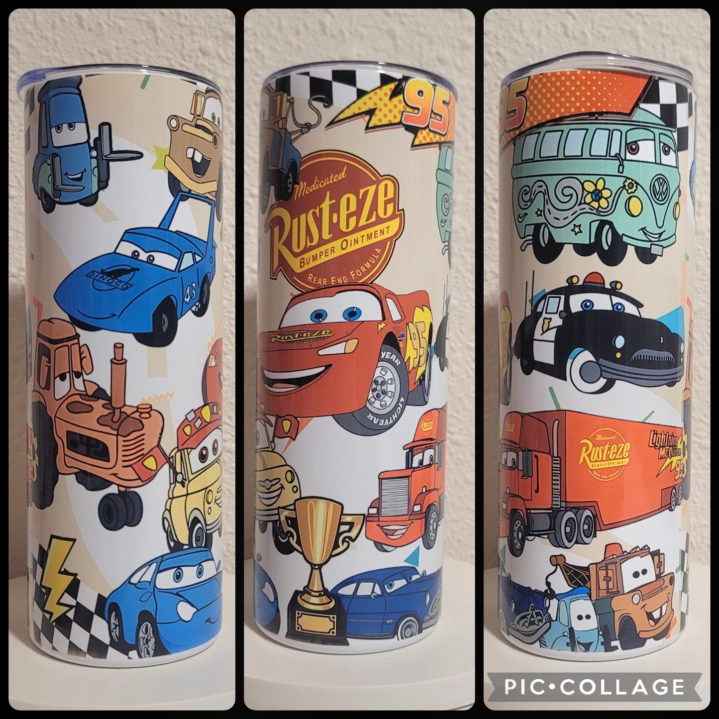Cars Characters Tumbler