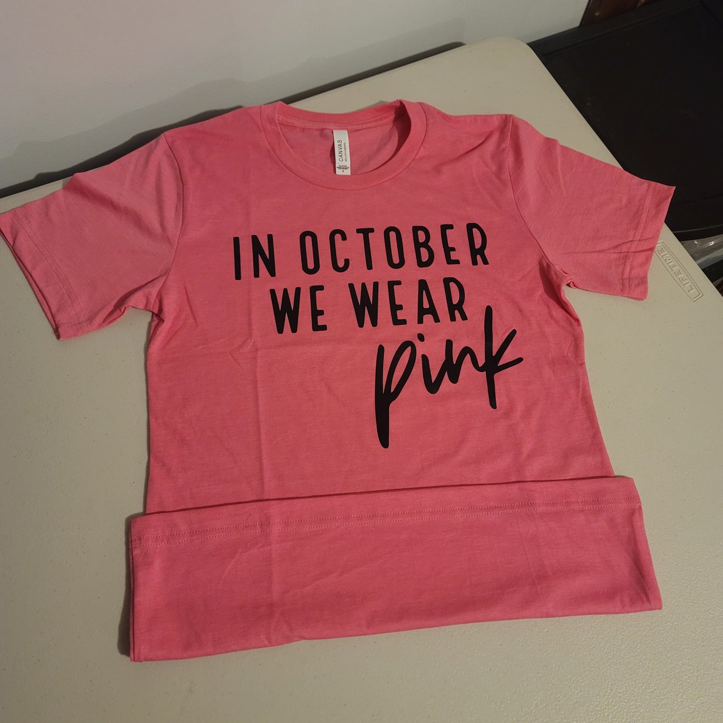 In October We Wear Pink Tshirt - S