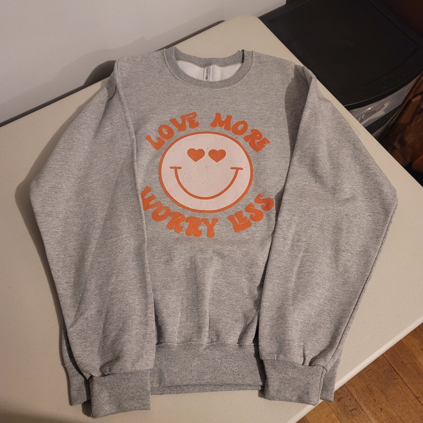 Love More, Worry Less Crewneck - M