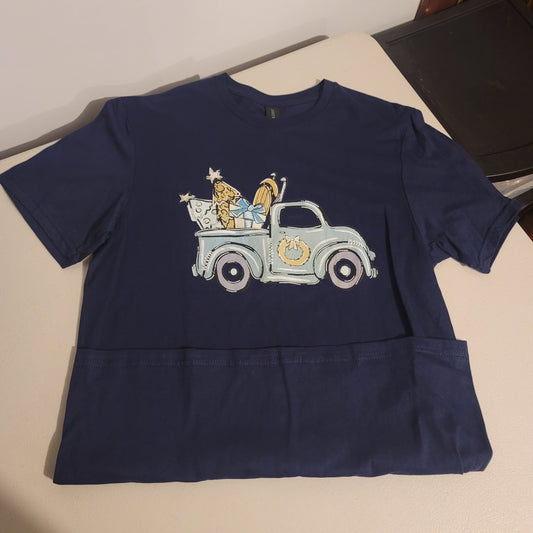 Christmas Truck Tshirt - M