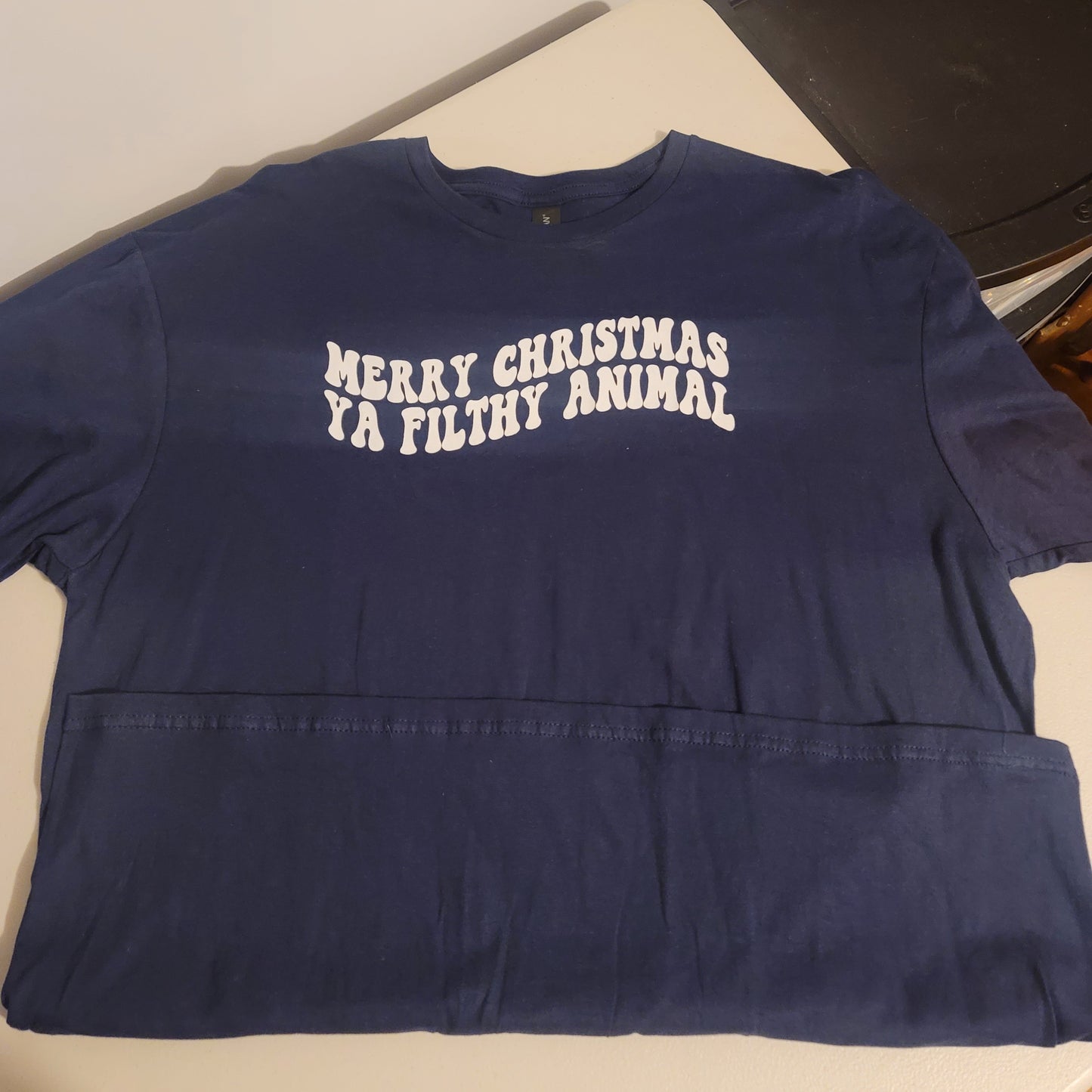 Merry Christmas Ya Filthy Animal Tshirt - XL