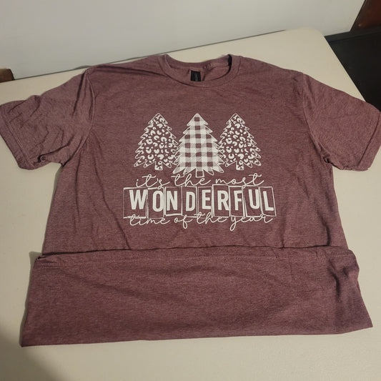 Most Wonderful Time Of The Year Tshirt - L