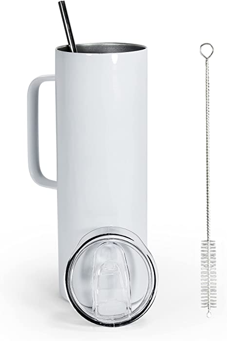 Custom 20oz Skinny Tumbler W/ Handle